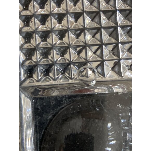 Vintage Heavy Glass Oval Serving Relish Trinket Tray - Picture 7 of 7